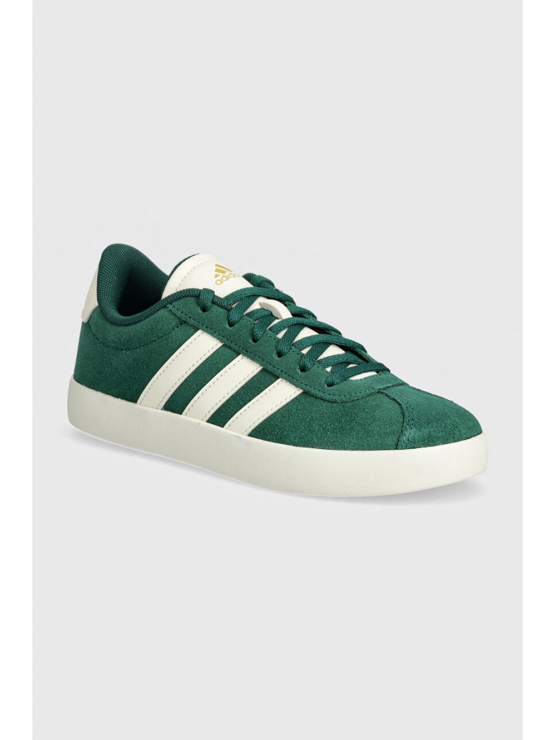 Dětské semišové sneakers boty adidas VL COURT 3 0 zelená barva ID6309